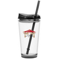 16 Oz. Black Pint2go Glass